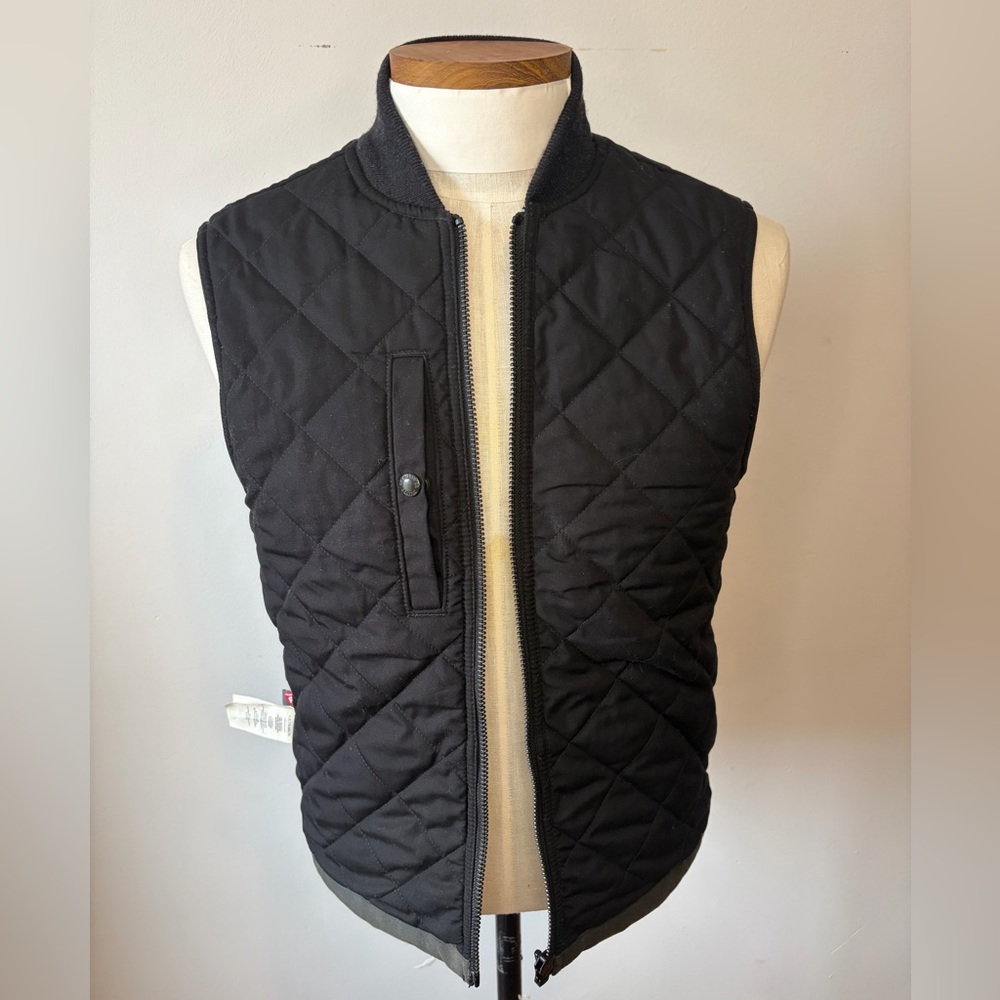 Filson Tin Cloth Insulated Work Vest. XS. Faded Black. - Picture 15 of 16